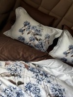Постільна білизна First choice Luanda Brown 3D Satin евро 200х220 - Зображення 4