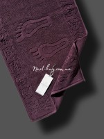 Натуральный коврик-полотенце для ног Maison D'or Steps фиолетовый — изображение 3