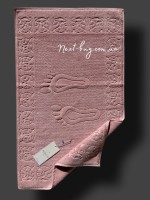 Натуральний килимок-рушник для ніг Maison D'or Steps рожевий - Зображення 2