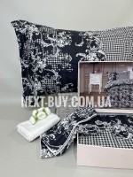 Maison Dor Black постільна білизна 200x220см сатин