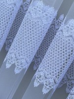 Тюль фатин Column білий Туреччина - Зображення 5