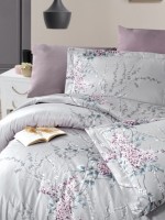 First Choice Wisteria Lilac постільна білизна сатин сімейний 160х220х2 - Зображення 2