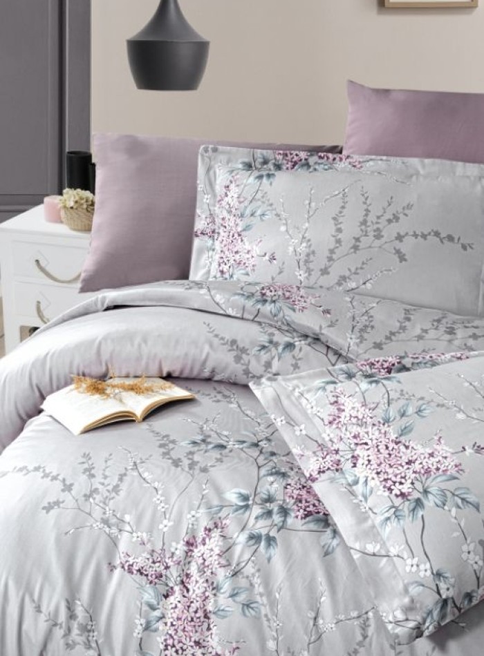 First Choice Wisteria Lilac постільна білизна сатин сімейний 160х220х2 - Зображення 2