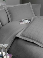 First choice Royce grey deluxe сатин постельное белье евро 200х220 — изображение 2