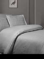 First choice Royce grey delux сатин постельное белье семейный 160х220(2)