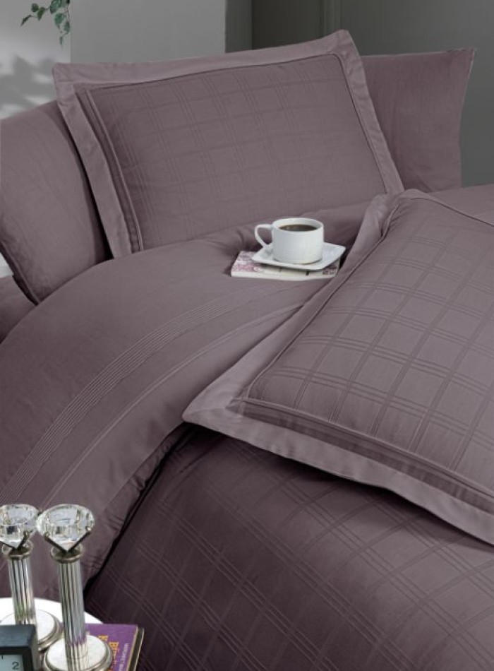 First choice Royce lilac delux сатин постельное белье полуторный 160х220 — изображение 2