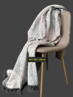 Плед Folium Pembe хлопковый 180х220 Турция