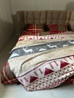 Плед Emilia Kirmizi бавовняний 180х220 Туреччина