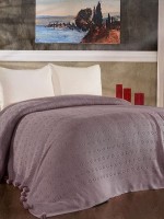 Diamond Sabina lilac вязаный плед 220x240 Турция