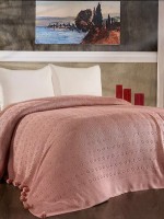 Diamond Sabina pudra вязаный плед 220x240 Турция