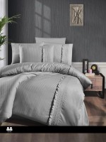 First Сhoice Sweetness Grey постільна білизна ранфорс Deluxe евро 200х220