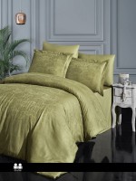 Постільна білизна бамбук First choice Bermetta Green евро 200х220