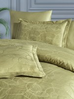 Постільна білизна бамбук First choice Bermetta Green евро 200х220 - Зображення 2