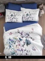 Постільна білизна First choice Martina blue полуторна 160х220