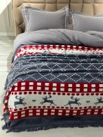 Плед Chrismas бавовняний 200х220 Туреччина - Зображення 2