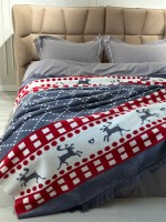 Плед Chrismas бавовняний 200х220 Туреччина