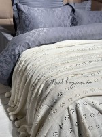 Diamond Sabina ivory в'язаний плед 220х240 Туреччина - Зображення 5