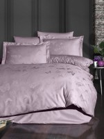 First Choice Corina Lavender постільна білизна сатин жакард евро 200х220