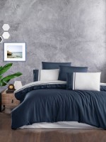 First choice Groovy Denim deluxe сатин постельное белье евро 200х220