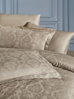 Постільна білизна бамбук First choice Jasmin Almond евро 200х220 - Зображення 2