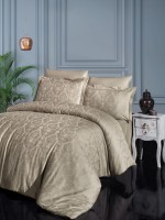 Постільна білизна бамбук First choice Jasmin Almond евро 200х220