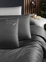 First choice Timeless Anthracite deluxe сатин постельное белье евро 200х220 — изображение 2