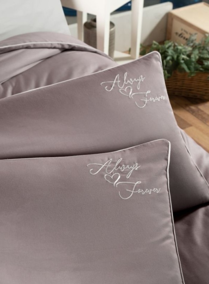 First choice Timeless Lilac deluxe сатин постельное белье евро 200х220 — изображение 2