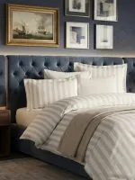 Бамбукова постільна білизна Maison D'or Fous Linens Set Ecru 200x220см - Зображення 4