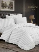 Бамбукова постільна білизна Maison D'or Fous Linens Set White 200x220см - Зображення 4
