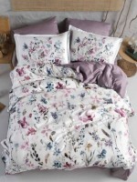 Постільна білизна Delcina Berry La Romano premium сатин евро 200х220