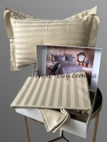 Постельное белье Diamond Linella Bej сатин евро 200х220