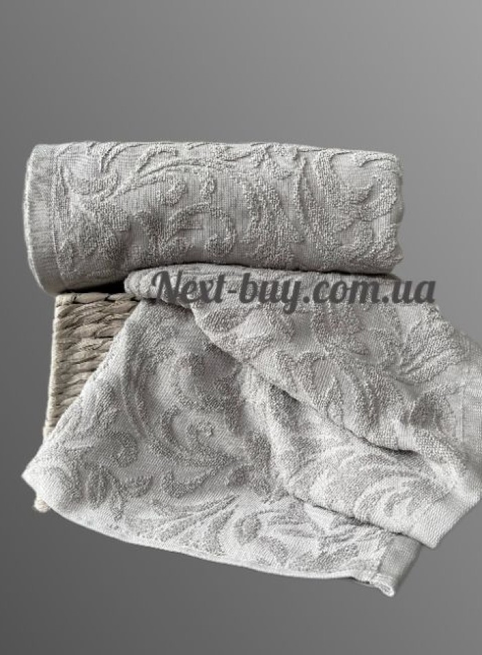 Diamond Sanda grey набор хлопковых полотенец 2шт. — изображение 3