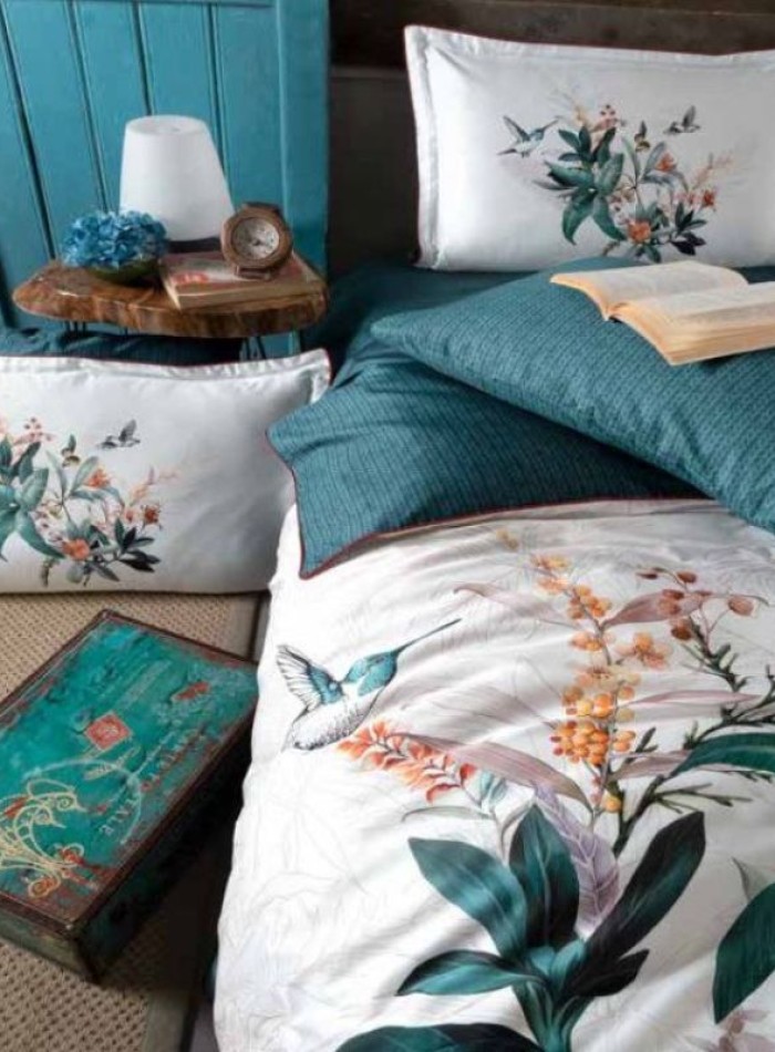 Постільна білизна Nadia tapestry La Romano premium сатин евро 200х220 - Зображення 2