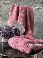 Махровий рушник для бані Cestepe Nesha 70х140 рожевий Туреччина
