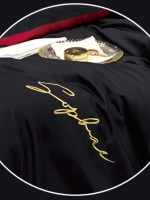 Постельное белье тенсель Crown Black Red евро 200х220 — изображение 3