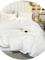 Постельное белье тенсель Crown Elegant White евро 200х220 — изображение 2
