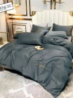 Постельное белье тенсель Crown Gentleman Gray евро 200х220