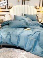Постільна білизна тенсел Crown Light Blue евро 200х220