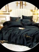 Постільна білизна тенсел Crown Midnight Black евро 200х220 - Зображення 2