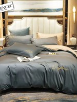 Постельное белье тенсель Crown Paris Gray евро 200х220