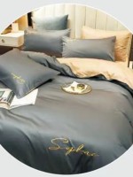 Постельное белье тенсель Crown Paris Gray евро 200х220 — изображение 2