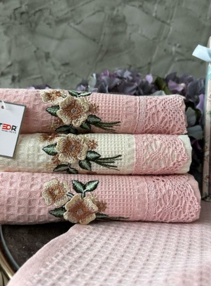 Набор кухонных полотенец Meteor rose 5 шт. 40х60 — изображение 2