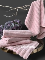 Махровое полотенце для бани Cestepe Ezgi 70х140 светло-розовое Турция