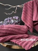 Махровое полотенце для бани Cestepe Ezgi 70х140 темно-розовое Турция