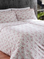 Maison D'or Lady Roses ecru-white постельное белье семейка 160х220(2шт.) сатин