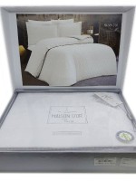 Постільна білизна Maison D'or Emerald White 200x220см бамбук жаккард