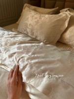 Постільна білизна Maison D'or Ruby Beige 200x220см бамбук жаккард - Зображення 5