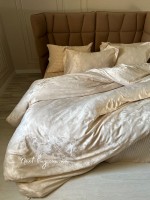 Постільна білизна Maison D'or Ruby Beige 200x220см бамбук жаккард - Зображення 2