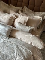 Постільна білизна Maison D'or Ruby Beige 200x220см бамбук жаккард - Зображення 6