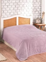 Махрове простирадло-покривало Gulcan Ester lilac євро 200X220 бавовна - Зображення 5